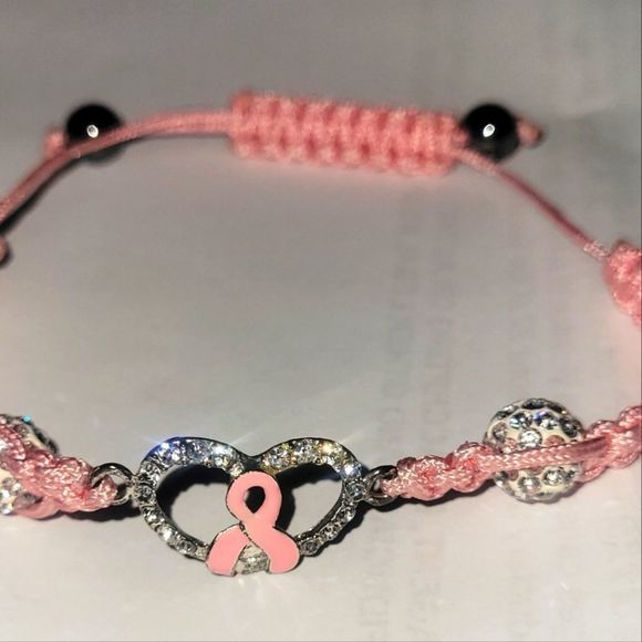 Stolen NOT FOR SALE!!! Pretty cancer survivor bracelet - Picture 4 of 5
